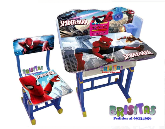 Escritorios Infantiles Spiderman - Juguetería Brisitas