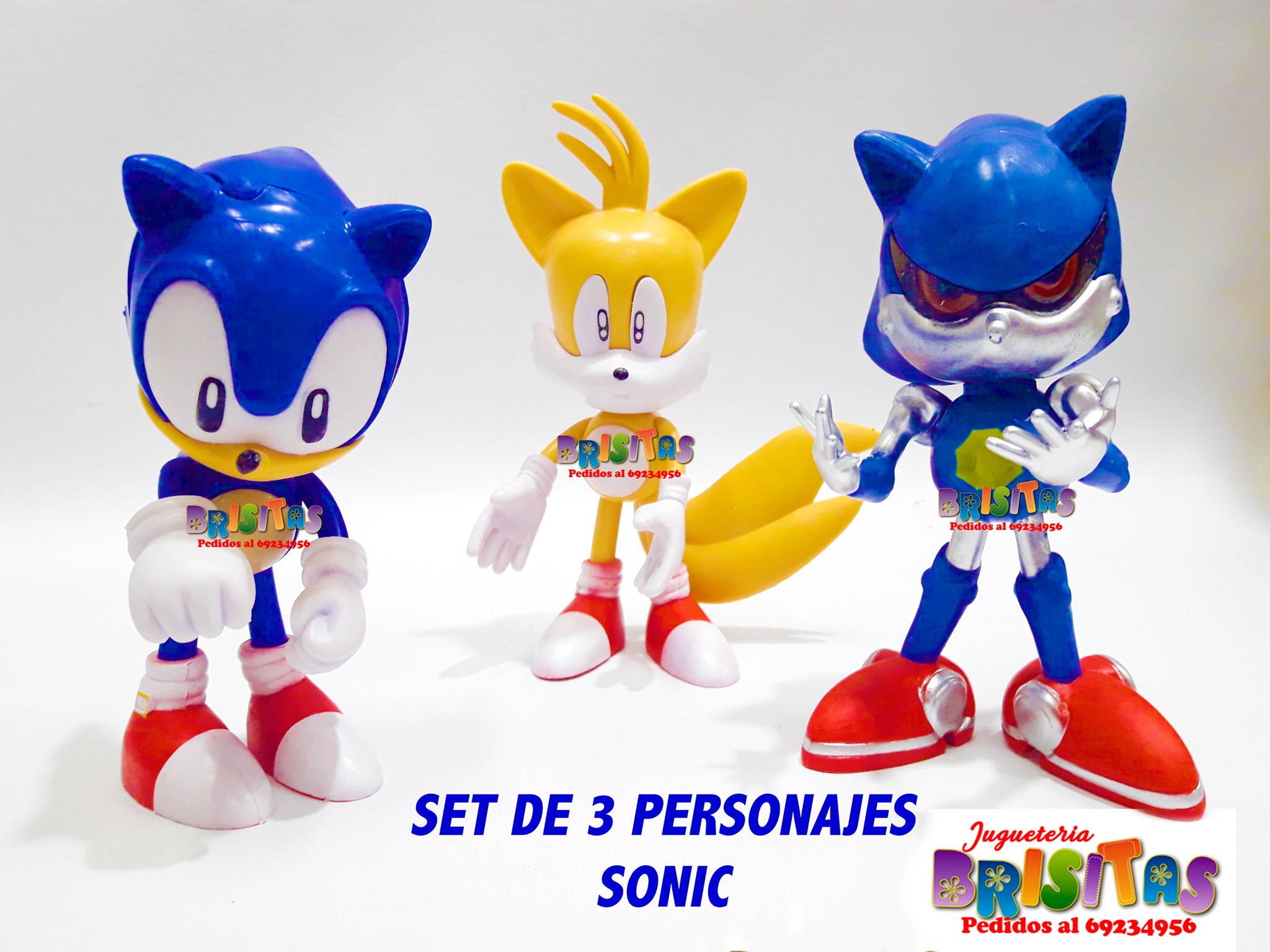 Muñecos Sonic Funko Pop (6 Personajes) - Juguetería Brisitas