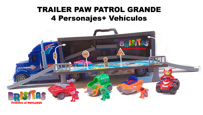 Paw Patrol Camión + Personajes - Juguetería Brisitas