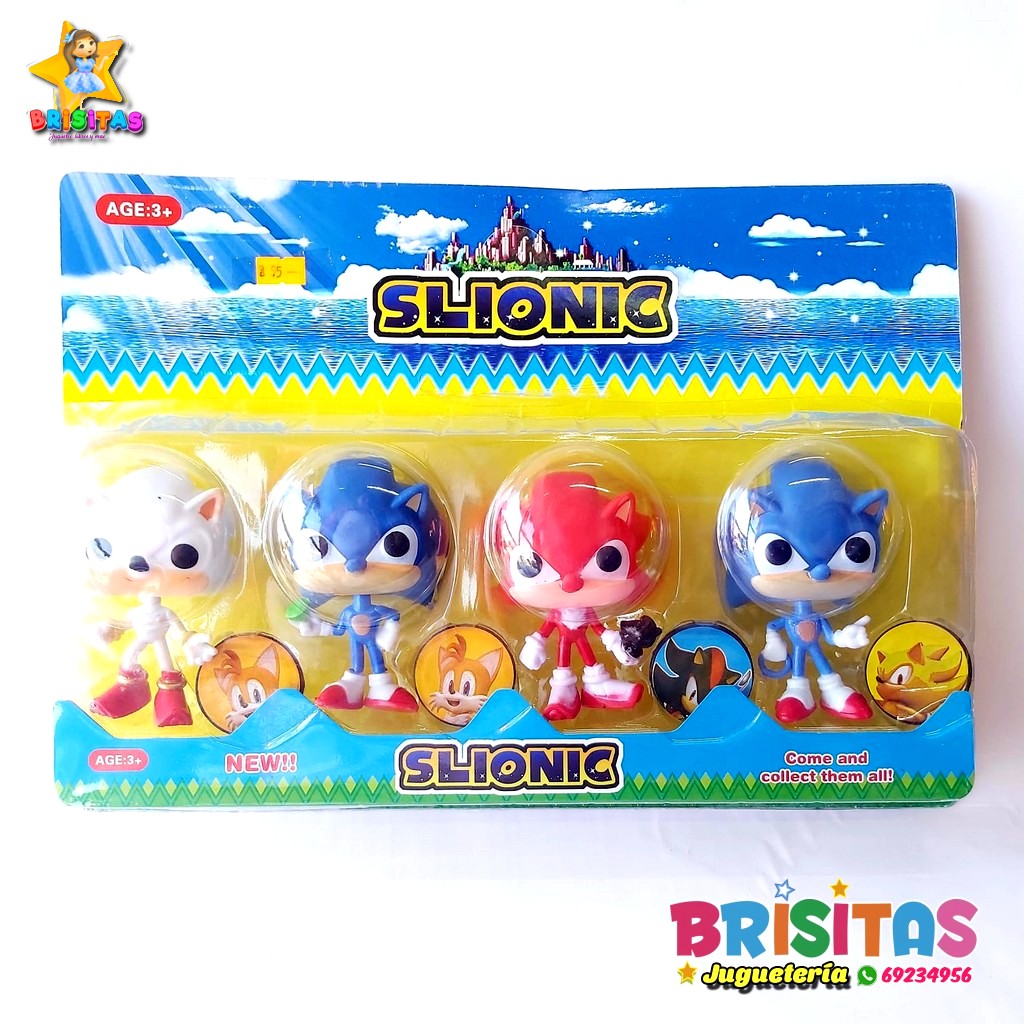 Muñecos Sonic Funko Pop (6 Personajes) - Juguetería Brisitas