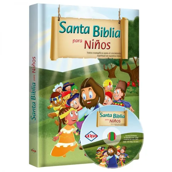 La Santa Biblia Para Los Niños Grande + CD - Juguetería Brisitas