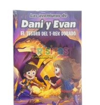 Libro "Las Aventuras de Dani y Evan 5" El Tesoro Del T-Rex Dorado