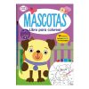 Libro Para Colorear Mascotas + Pincel