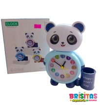 Reloj Panda Con Portalápices