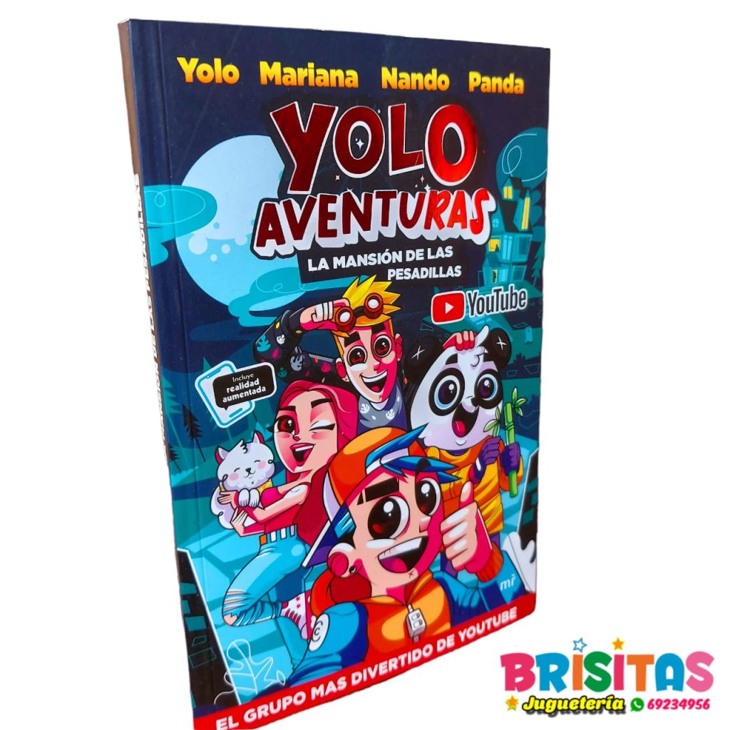 Libro Yolo Aventuras La Mansión De Las Pesadillas - Juguetería Brisitas