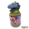 Bote en Forma de Cabeza de Dinosaurio con Juguetes mod 1
