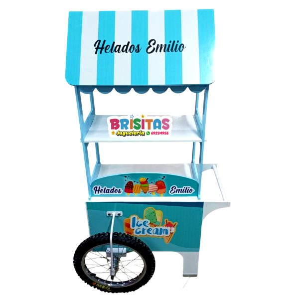 Carrito Heladero Infantil  (Personalizable)