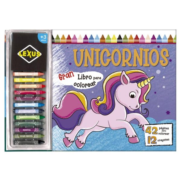 Libro Colorea Unicornios