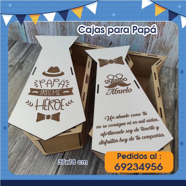 Caja en Forma de Corbata