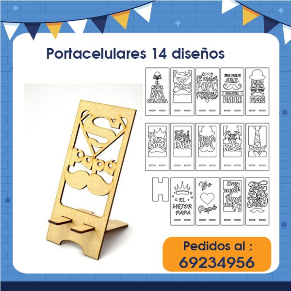 Portacelulares madera mdf