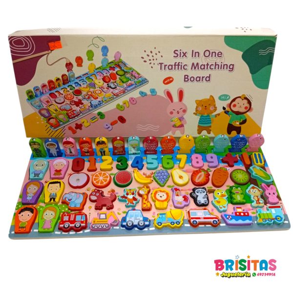 Juego Didáctico de Madera