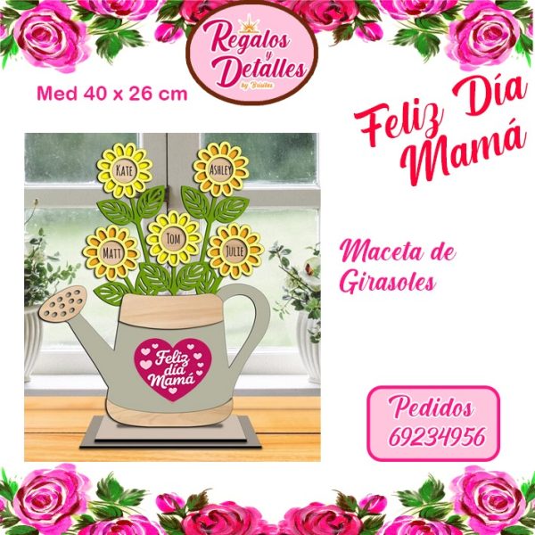 Maceta de Girasoles