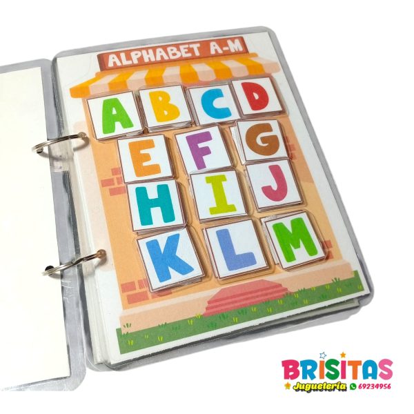 Libro de Aprendizaje con Velcro en Ingles - Image 2