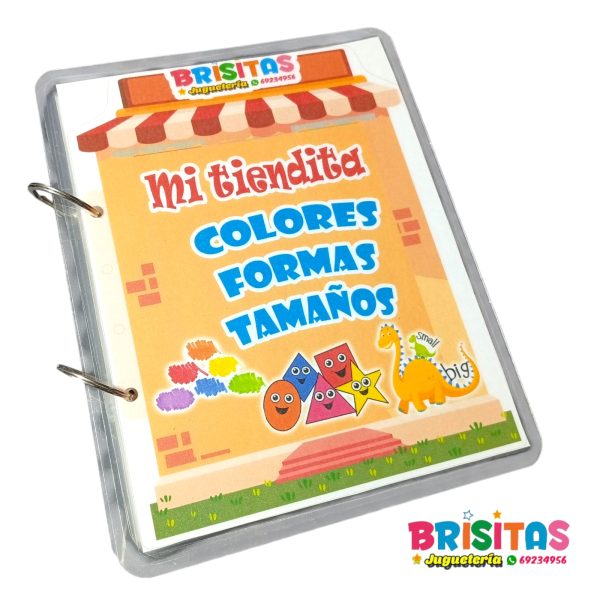 Libro de Aprendizaje con Velcro en Ingles