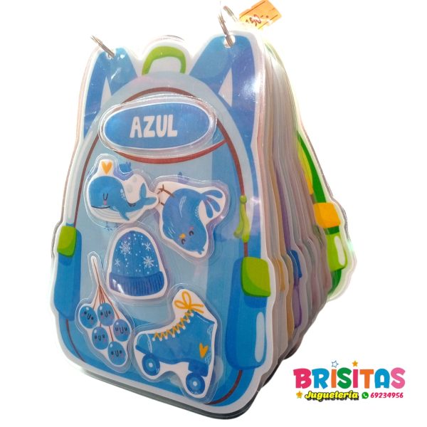 Colores Mochila Troquelado con Velcro