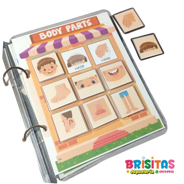 Libro de Aprendizaje con Velcro en Ingles - Image 3