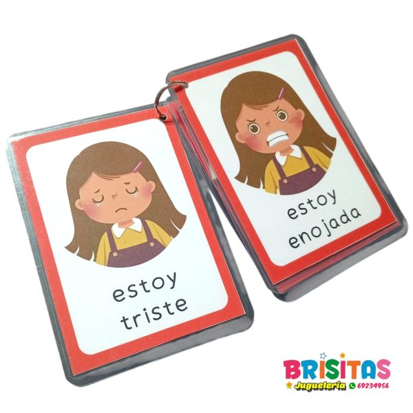 Tarjetas de las Emociones Niñas - Image 3