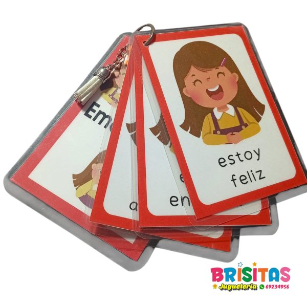 Tarjetas de las Emociones Niñas - Image 2