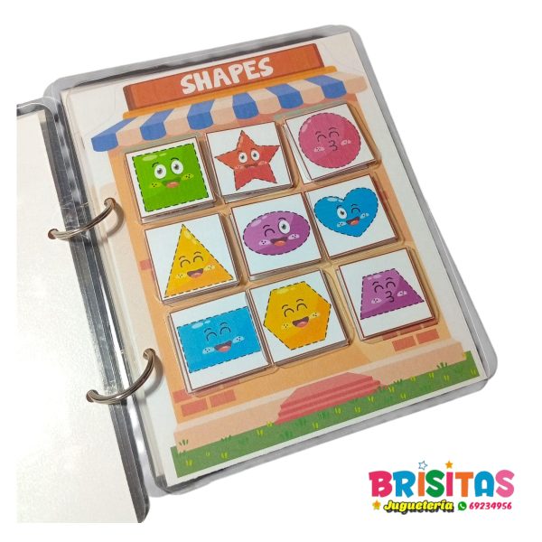 Libro de Aprendizaje con Velcro en Ingles - Image 3
