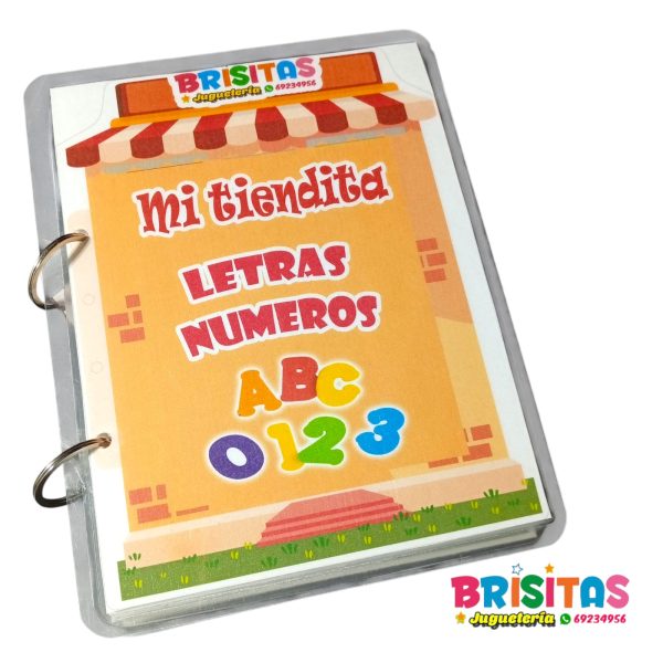 Libro de Aprendizaje con Velcro en Ingles