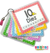 Tarjetas de Números del Diez al Cien
