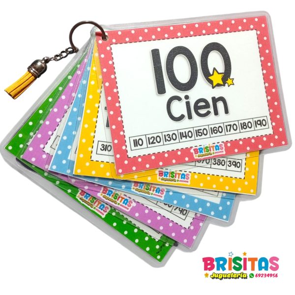 Tarjetas de Números del Cien al Mil