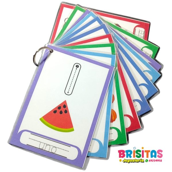 Tarjetas de Números para Trazos