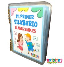 Libro de Sílabas Simples con Velcro