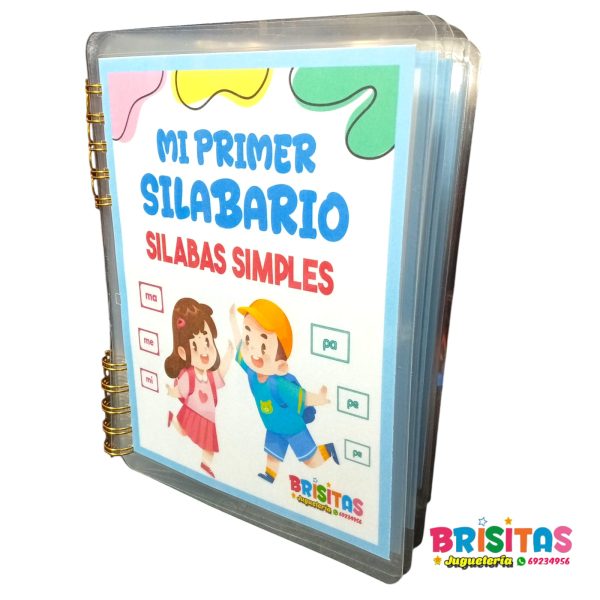 Libro de Sílabas Simples con Velcro