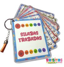 Sílabas Trabadas con Gráficos Llavero