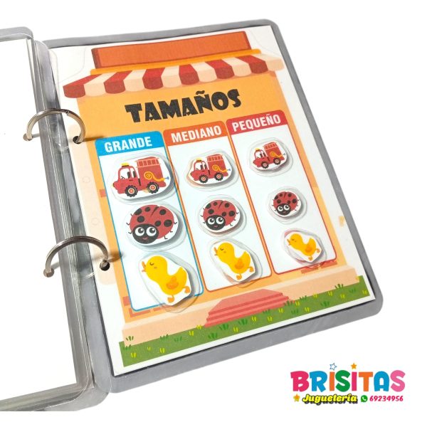 Libro de Aprendizaje con Velcro en Ingles - Image 4