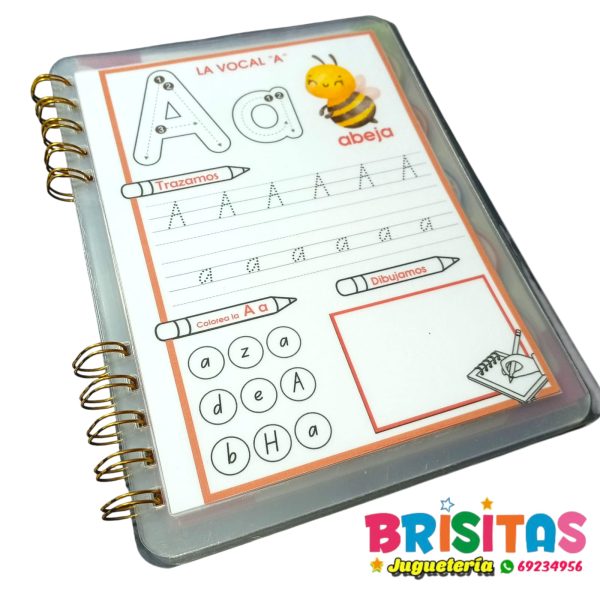 Libro de Vocales para Trazos y Velcro - Image 2