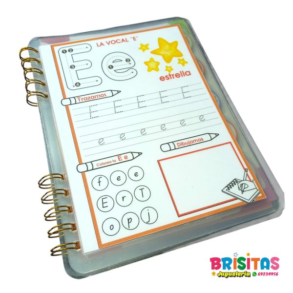 Libro de Vocales para Trazos y Velcro - Image 3