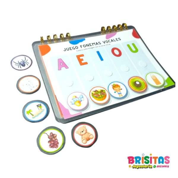 Libro de Vocales para Trazos y Velcro - Image 4