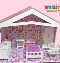 Juego de Dormitorio p/muñecas MDF
