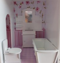 Juego de baño p/muñecas MDF (copia)