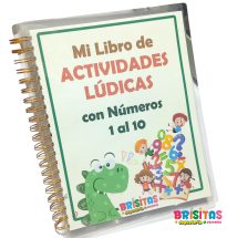 Libro de Actividades Números con Velcro