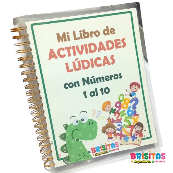 Libro de Actividades Números con Velcro