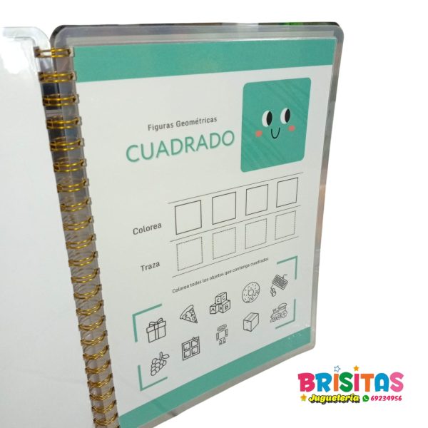 Libro de Aprendizaje Figuras Geométricas Oficio - Image 2