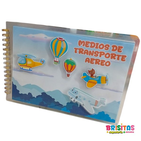 Libro de Medios de Transporte con Velcro - Image 3