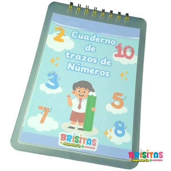 Libros de Números con Trazos del 1 al 20
