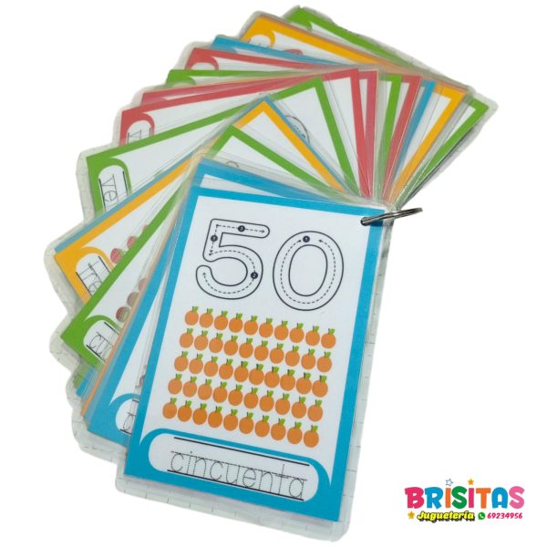Tarjetas de Números para Trazos 1 al 50 - Image 2