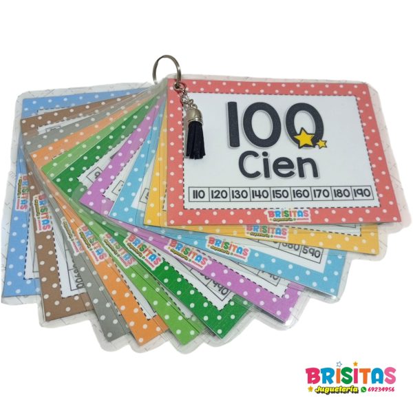 Tarjetas de Números del 100 al 10000