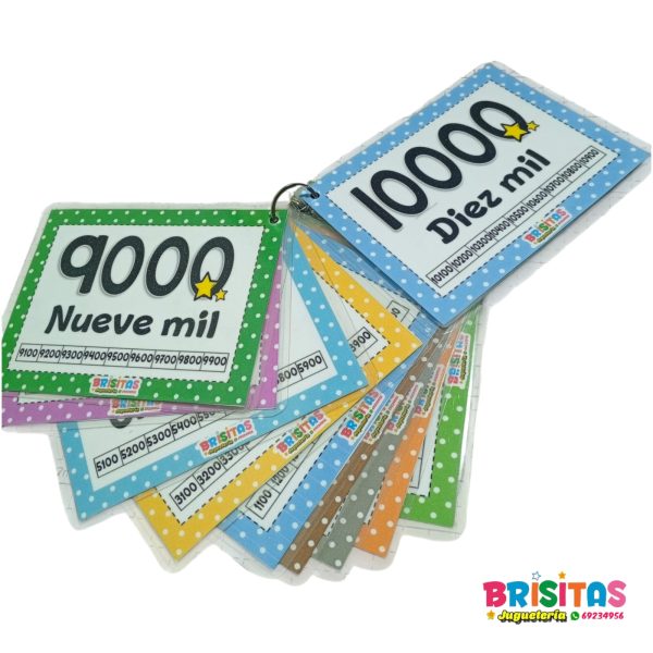 Tarjetas de Números del 100 al 10000 - Image 2