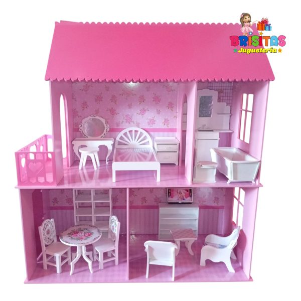 Casa de Muñecas Fabulosa Rosado