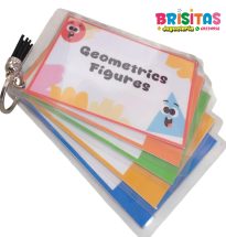 Figuras Geométricas en Ingles fichas Llavero