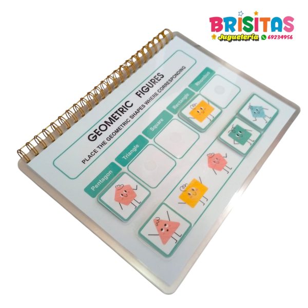 Libro de Aprendizaje Figuras Geométricas Ingles - Image 4