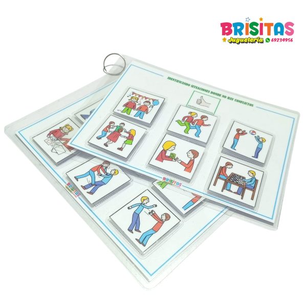 Llavero para Resolver Conflictos con Velcro