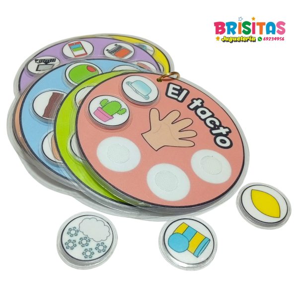 Llavero los Cinco Sentidos con Velcro - Image 4