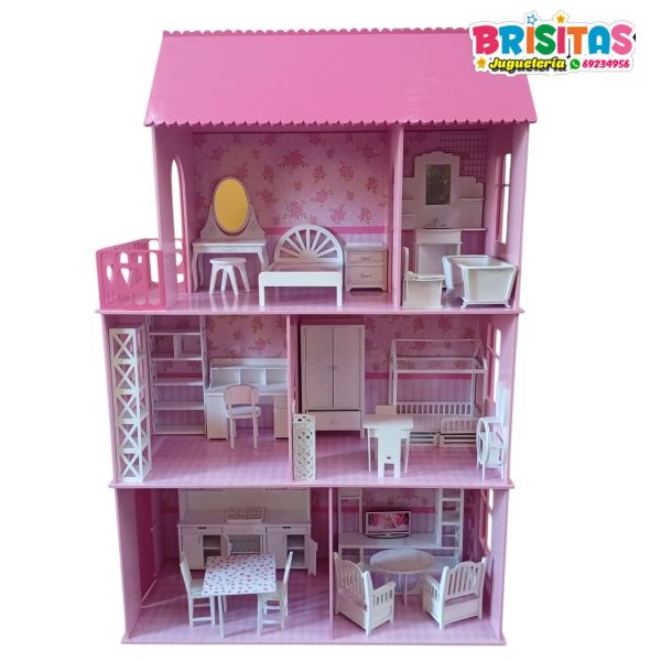 Casa de muñecas Queen (Rosa intenso)